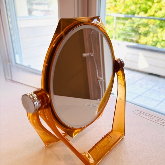 Vintage Mohawk USA Amber Vanity Mirror – Retro Mid-Century Style - Picture 7 of 11